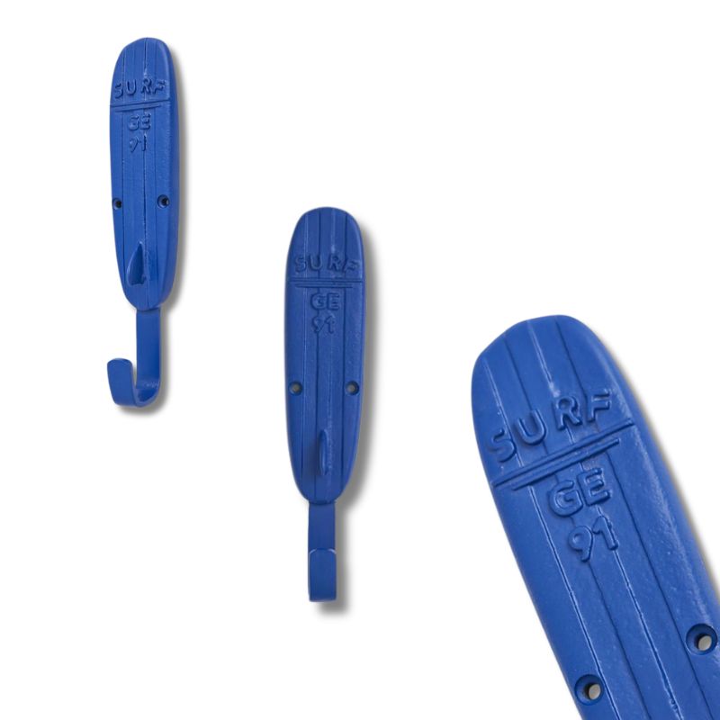 BATELA PERCHERO TABLA DE SURF AZUL L: 4,3 CM - H: 20 CM