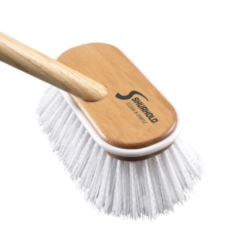 SHURHOLD 1950 CEPILLO DURO BLANCO CON MANGO DE MADERA