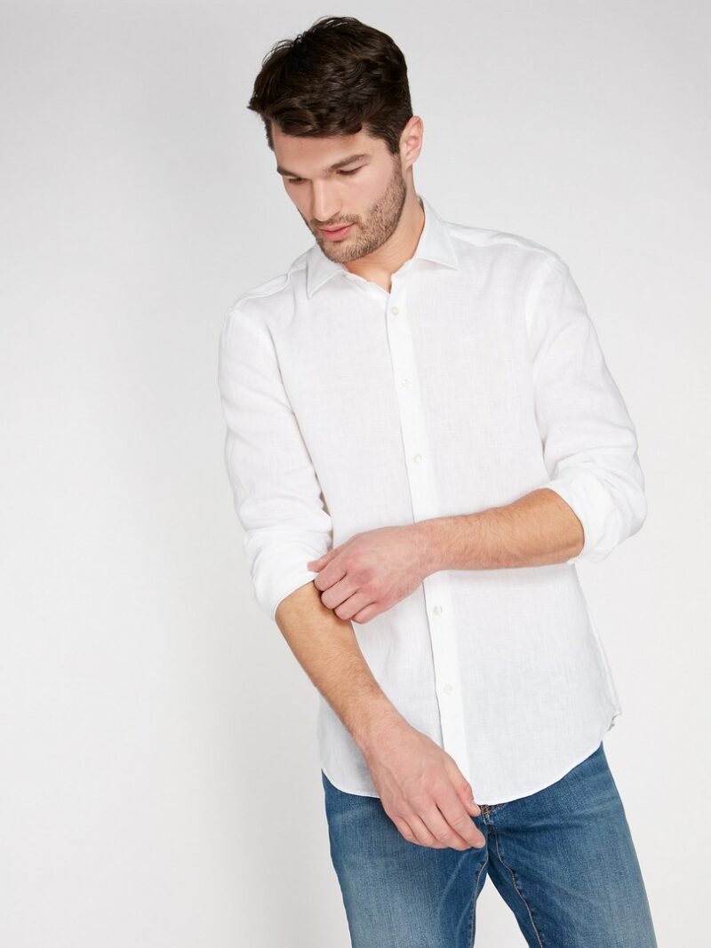 NORTH SAILS CAMISA LINO POINT COLLAR REG - Imagen 2