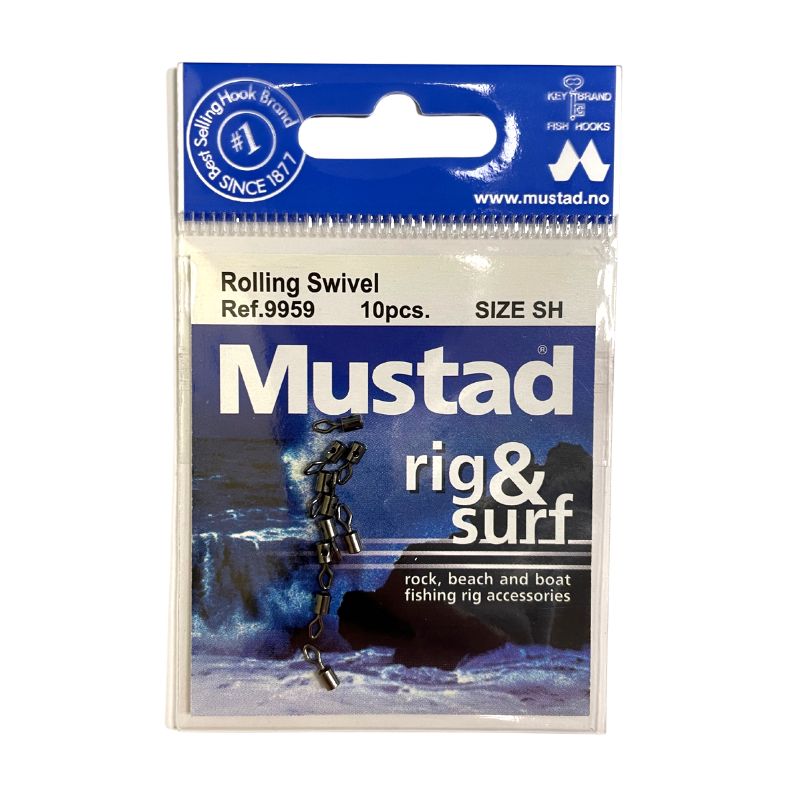MUSTAD RIG & SURF ROLLING SWIVEL