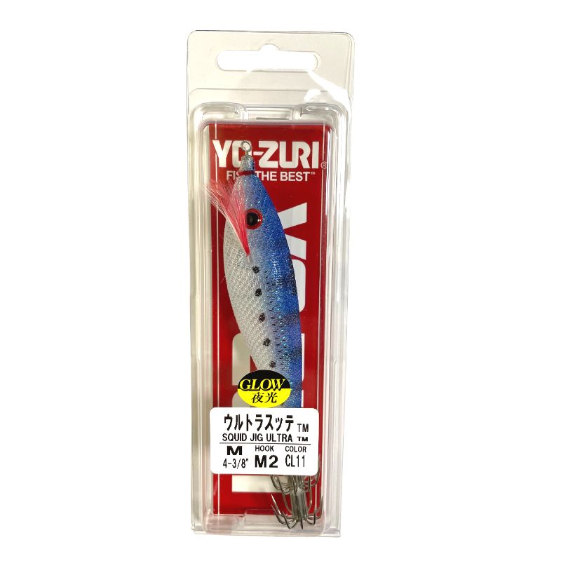 YO-ZURI GLOW SQUID JIG ULTRA T.M COLOR CL11