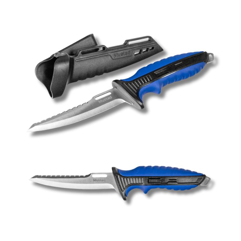 MUSTAD CUCHILLO 5" 4116 SS BAIT KNIFE-POLISHE