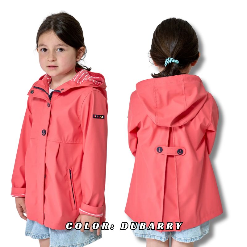 BATELA CHUBASQUERO INFANTIL BOTON ANCLA