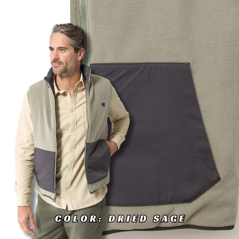 BATELA CHALECO POLAR REVERSIBLE