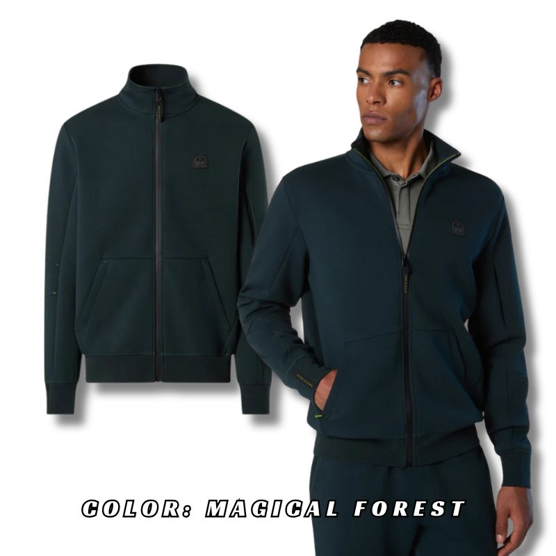 NORTH SAILS SUDADERA FULL ZIP SCUBA BOLSILLO MANGA
