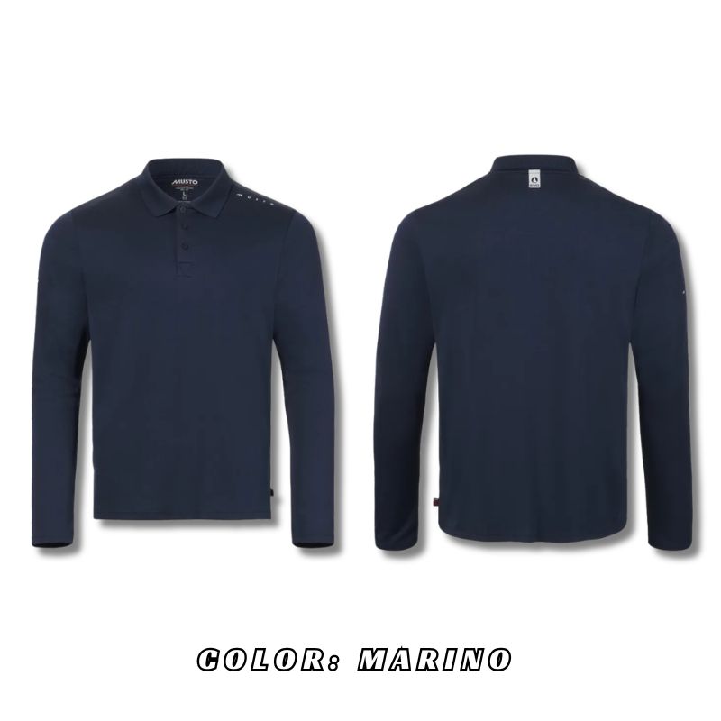 MUSTO POLO M/L EVO CREW SUNBLOCK