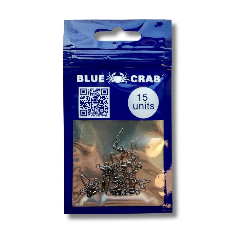 AZ TRADING BLUE CRAB SNAP SWIVEL 30LB 15UDS