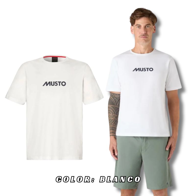 MUSTO CAMISETA M/C CLASSICA LOGO
