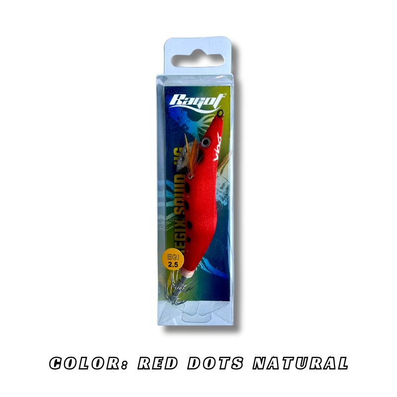 Descubra la Jibionera Ragot Begix Gamba, un egi que destaca por su navegación equilibrada y fluida bajo el agua. Con acabados extremadamente cuidados y una excelente relación calidad-precio, es el señuelo ideal para la pesca de cefalópodos. Disponible en una amplia y efectiva carta de colores en Repnaval. eu. RAGOT BEGIX GAMBA SQUID JIG - Imagen 3