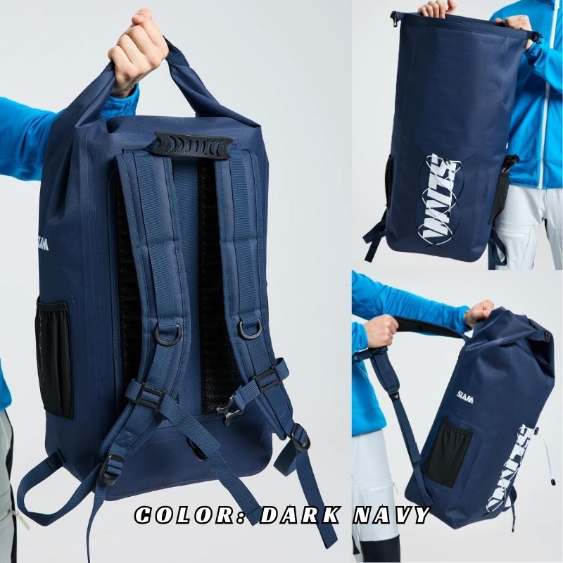 Diseñada para la navegación técnica y el uso a bordo, la mochila OD WR combina estanqueidad total y funcionalidad avanzada. Fabricada en poliéster con revestimiento de TPU y soldaduras de alta frecuencia, garantiza la protección de tu equipo en las condiciones más húmedas. Incluye una funda de neopreno extraíble para portátil, sistema elástico exterior y paneles traseros de EVA 3D para mayor comodidad y transpiración. Una herramienta ligera, resistente y esencial para regatistas y viajeros náuticos que exigen el máximo rendimiento de su equipo. Especificaciones técnicas destacadas: Capacidad: 35 Litros. Dimensiones: 78 x 31,5 x 17 cm. Material: Poliéster ligero con revestimiento de TPU. Estanqueidad: Soldaduras de alta frecuencia (sin costuras). Extras: Compartimento de neopreno para PC y sistema elástico Bungee. SLAM MOCHILA OD WR BACKPACK - Imagen 3