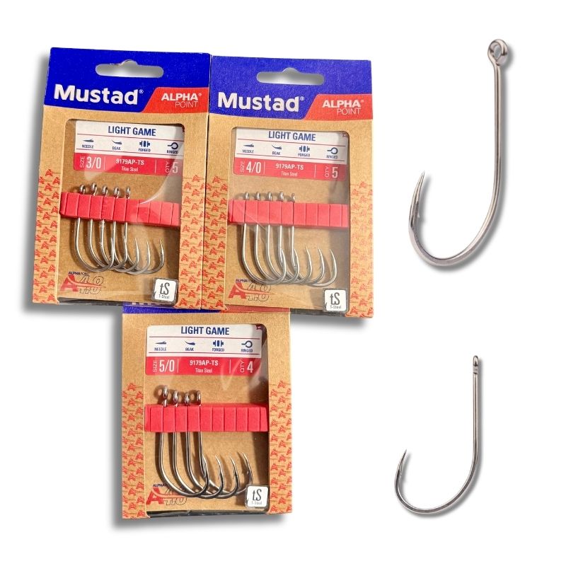 MUSTAD ALPHA POINT LIGHT GAME HOOK 9179AP-TS