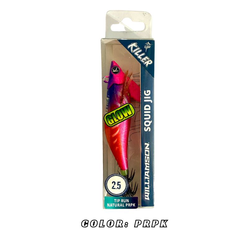 WILLIAMSON KILLER TIP RUN SQUID JIG 2.5