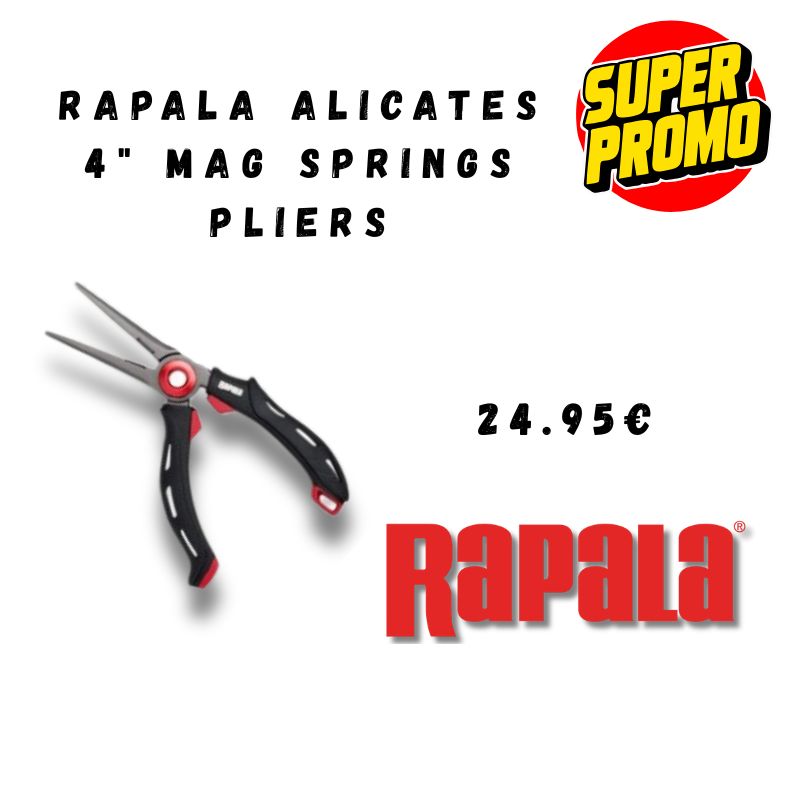 Promo: Rapala Alicates 4 Mag Springs Pliers